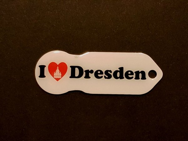 Einkaufswagenlöser 'I Love Dresden'